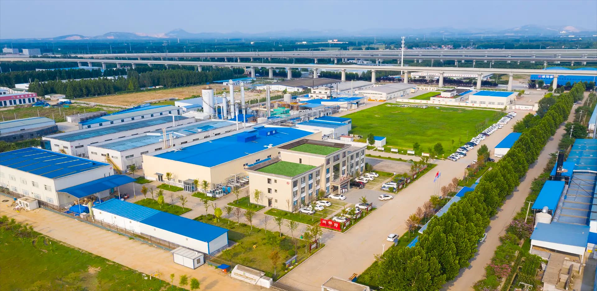 Manufacturing facility aerial